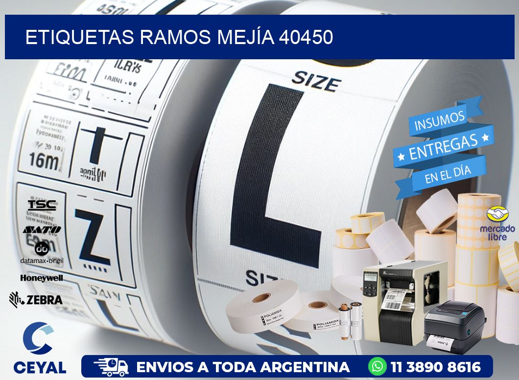 ETIQUETAS RAMOS MEJÍA 40450