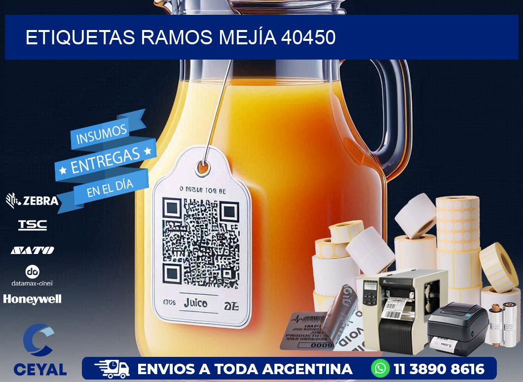 ETIQUETAS RAMOS MEJÍA 40450