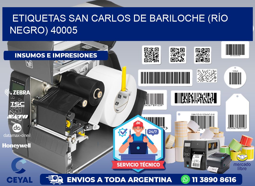 ETIQUETAS SAN CARLOS DE BARILOCHE (RÍO NEGRO) 40005