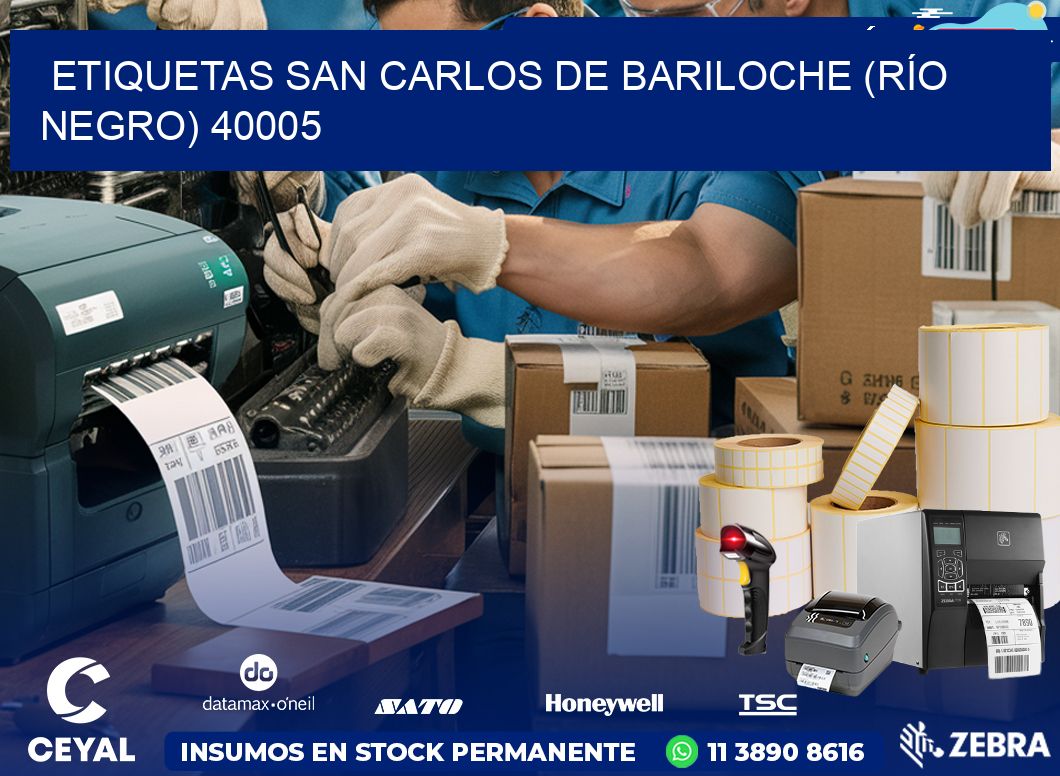 ETIQUETAS SAN CARLOS DE BARILOCHE (RÍO NEGRO) 40005