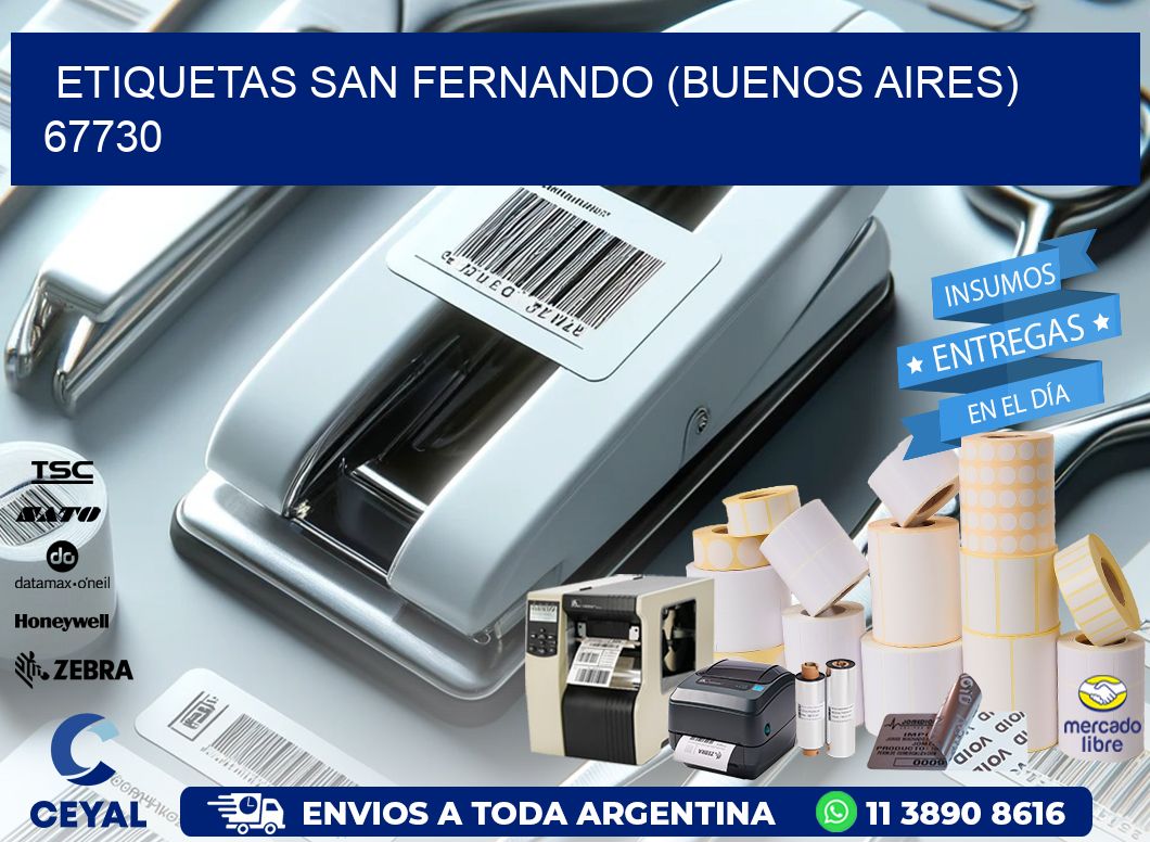 ETIQUETAS SAN FERNANDO (BUENOS AIRES) 67730