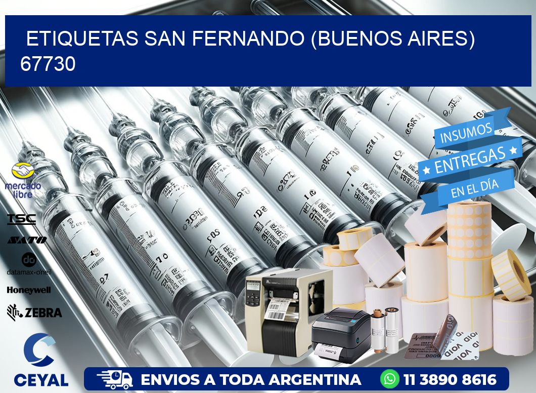 ETIQUETAS SAN FERNANDO (BUENOS AIRES) 67730