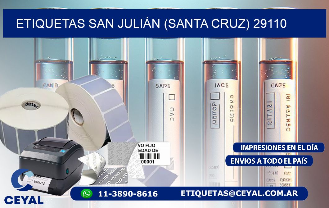 ETIQUETAS SAN JULIÁN (SANTA CRUZ) 29110