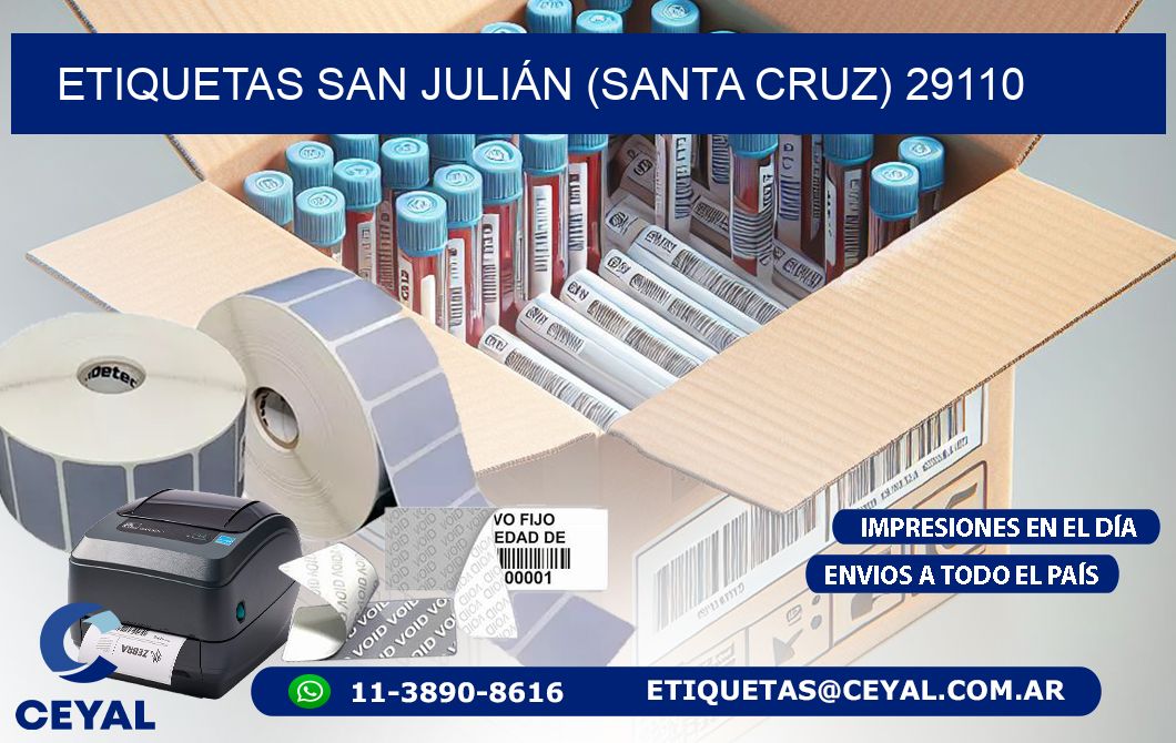 ETIQUETAS SAN JULIÁN (SANTA CRUZ) 29110