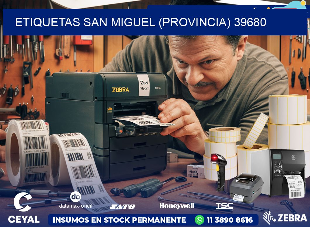 ETIQUETAS SAN MIGUEL (PROVINCIA) 39680