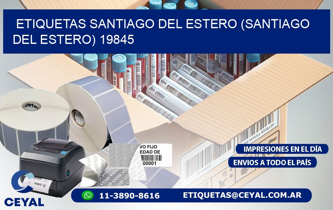 ETIQUETAS SANTIAGO DEL ESTERO (SANTIAGO DEL ESTERO) 19845