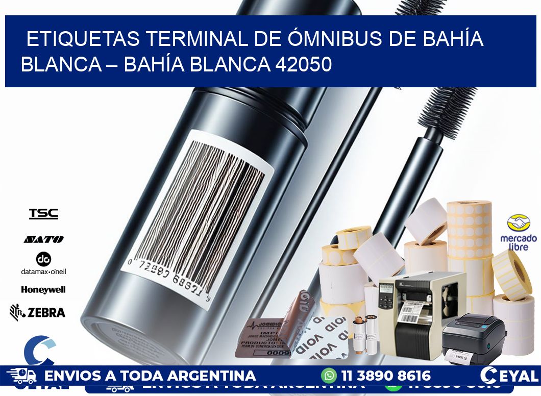 ETIQUETAS TERMINAL DE ÓMNIBUS DE BAHÍA BLANCA – BAHÍA BLANCA 42050