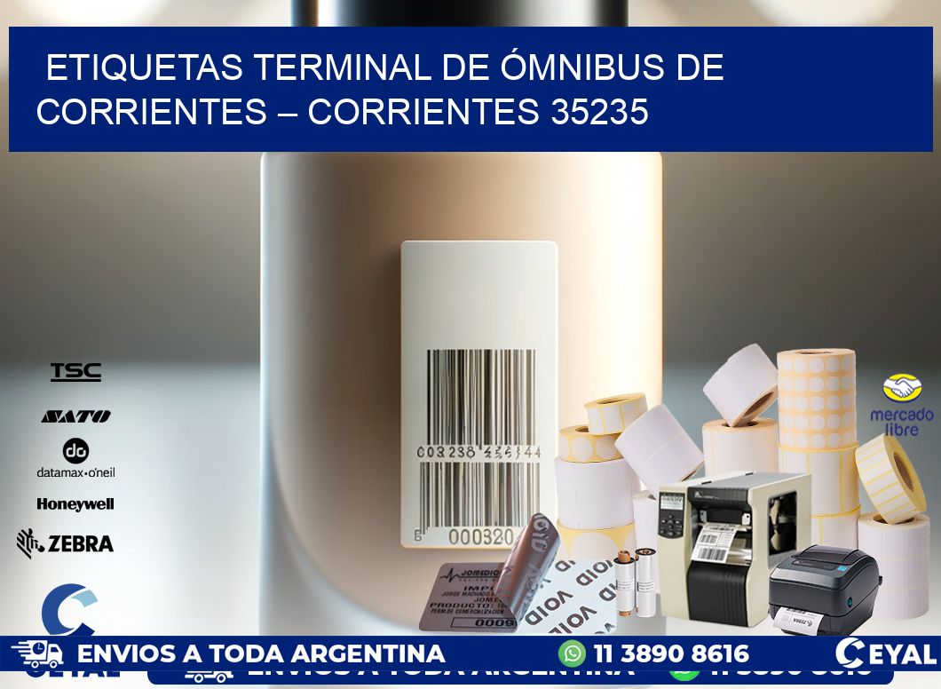 ETIQUETAS TERMINAL DE ÓMNIBUS DE CORRIENTES – CORRIENTES 35235