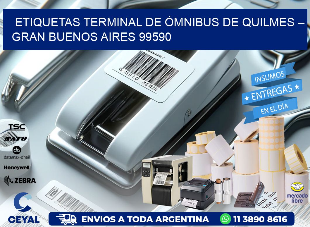 ETIQUETAS TERMINAL DE ÓMNIBUS DE QUILMES – GRAN BUENOS AIRES 99590