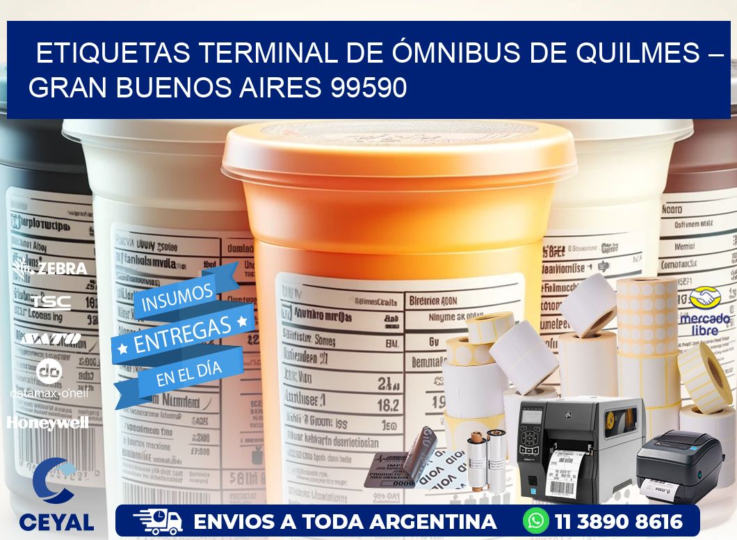 ETIQUETAS TERMINAL DE ÓMNIBUS DE QUILMES – GRAN BUENOS AIRES 99590