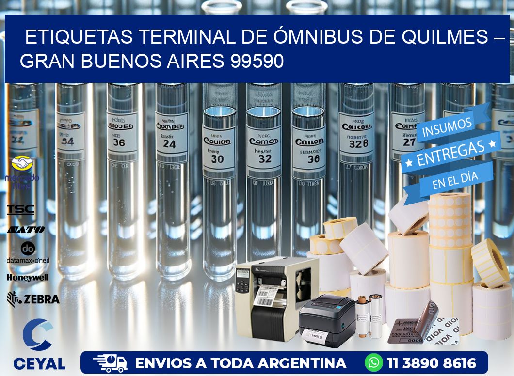 ETIQUETAS TERMINAL DE ÓMNIBUS DE QUILMES – GRAN BUENOS AIRES 99590