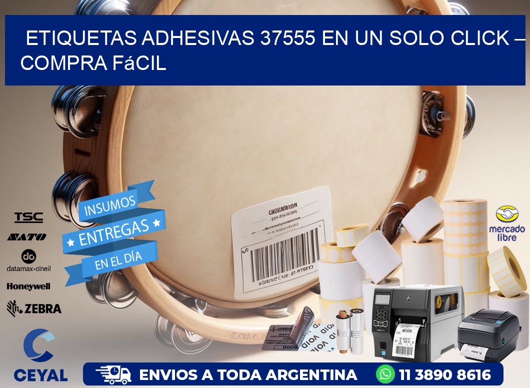 Etiquetas Adhesivas 37555 en un Solo Click – Compra Fácil