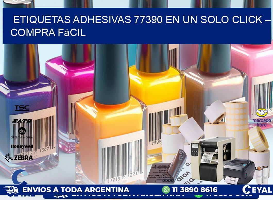 Etiquetas Adhesivas 77390 en un Solo Click – Compra Fácil