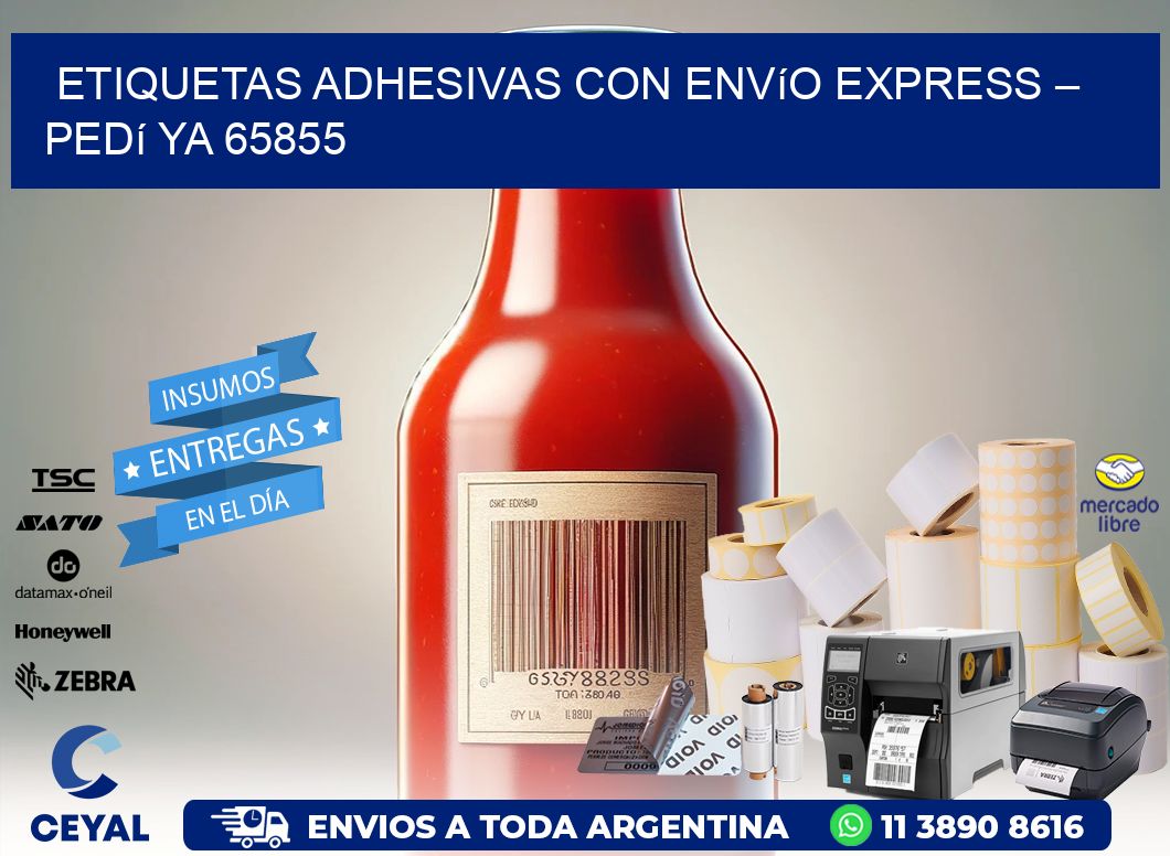 Etiquetas Adhesivas con Envío Express – Pedí Ya 65855
