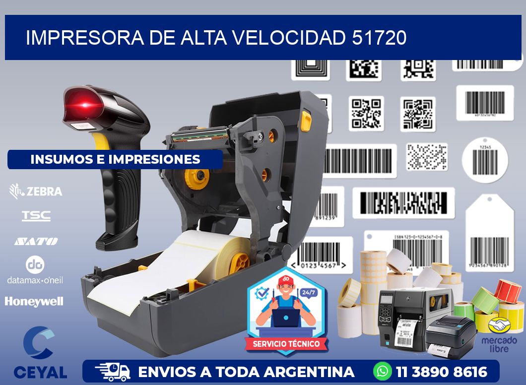 IMPRESORA DE ALTA VELOCIDAD 51720
