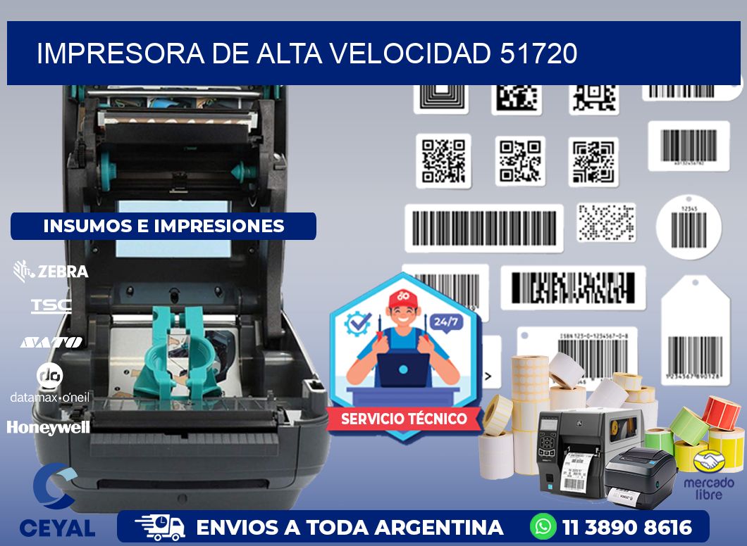 IMPRESORA DE ALTA VELOCIDAD 51720