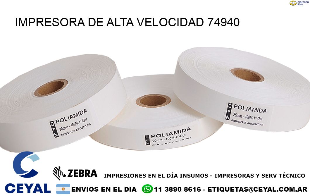 IMPRESORA DE ALTA VELOCIDAD 74940
