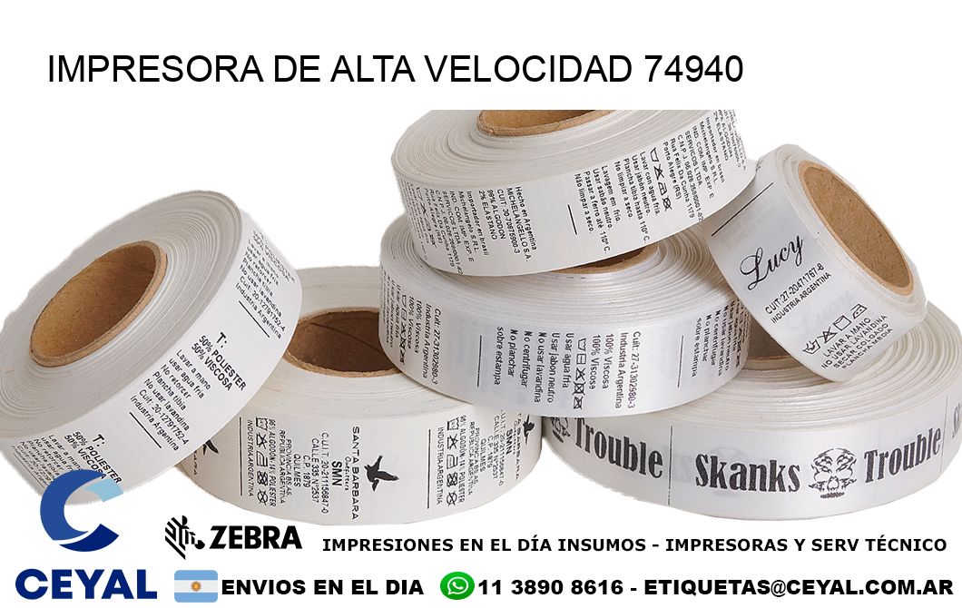 IMPRESORA DE ALTA VELOCIDAD 74940