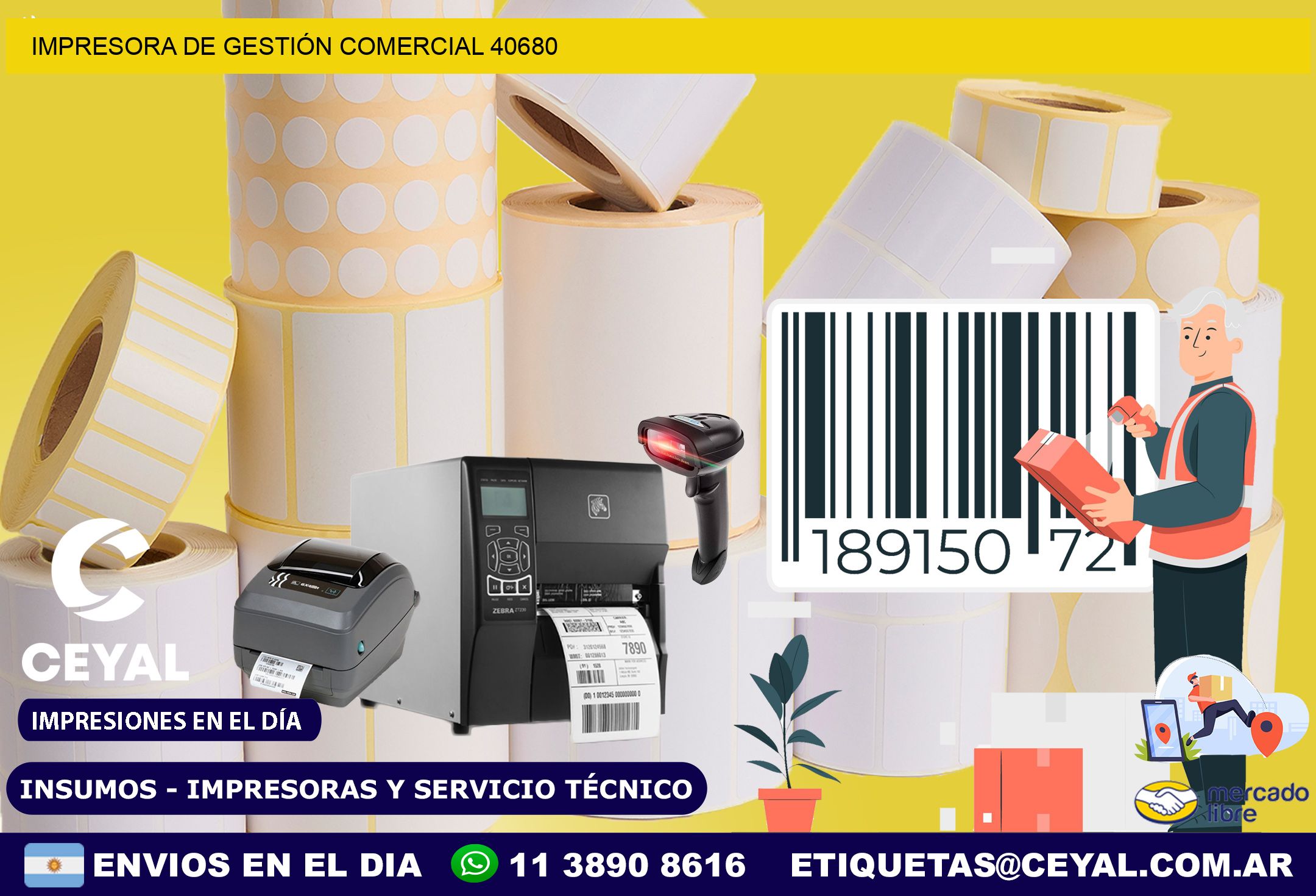 IMPRESORA DE GESTIÓN COMERCIAL 40680