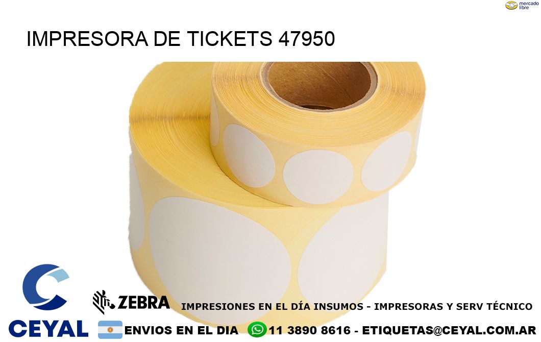 IMPRESORA DE TICKETS 47950