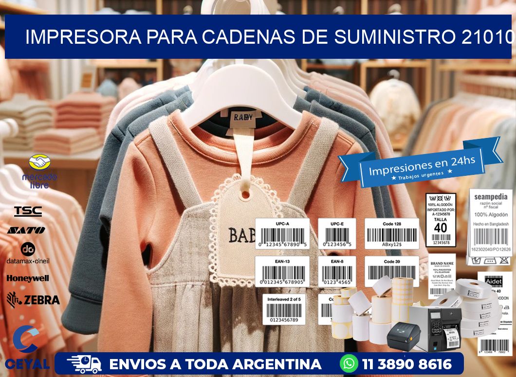 IMPRESORA PARA CADENAS DE SUMINISTRO 21010