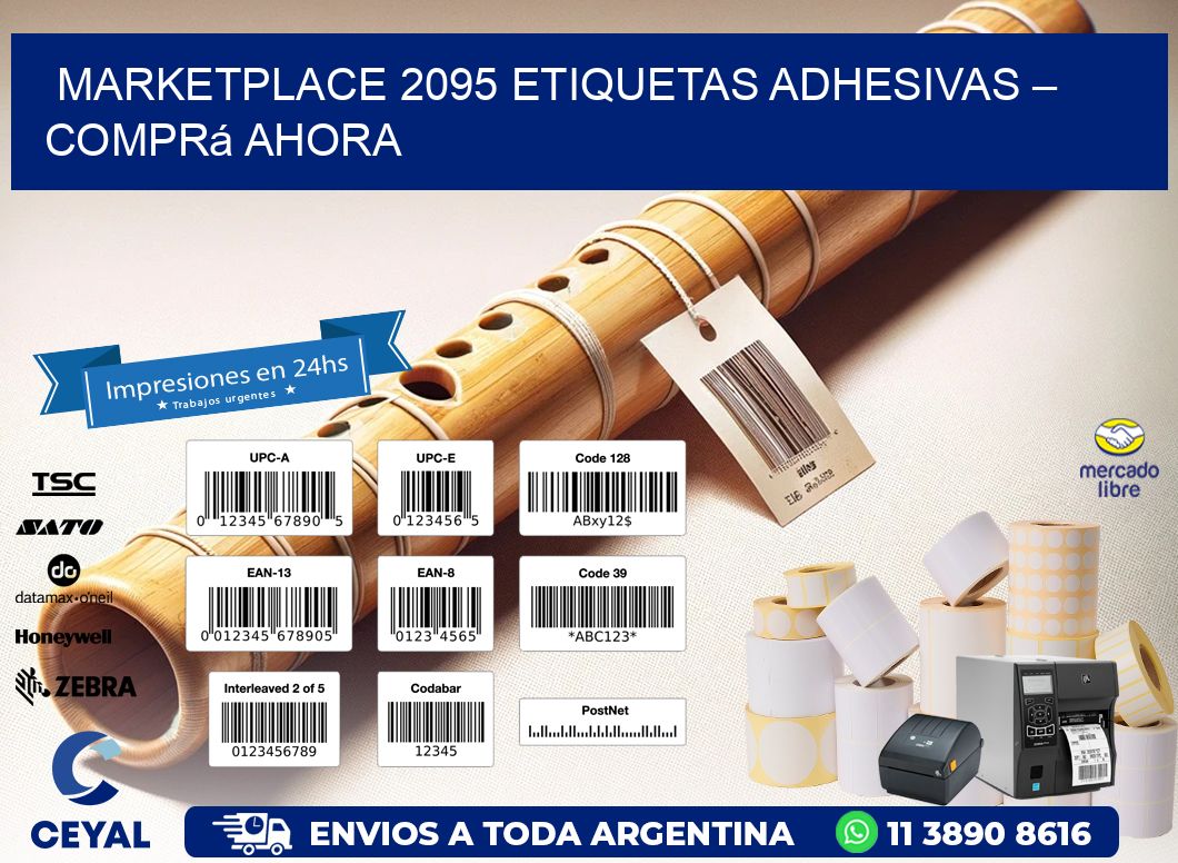 Marketplace 2095 Etiquetas Adhesivas – Comprá Ahora