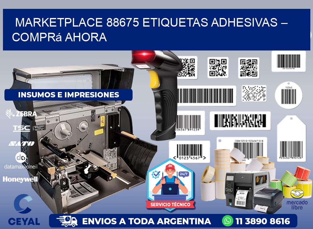 Marketplace 88675 Etiquetas Adhesivas – Comprá Ahora