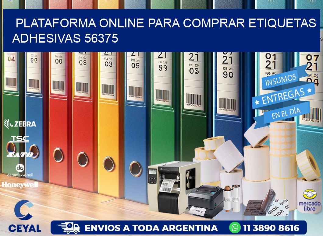 Plataforma Online para Comprar Etiquetas Adhesivas 56375
