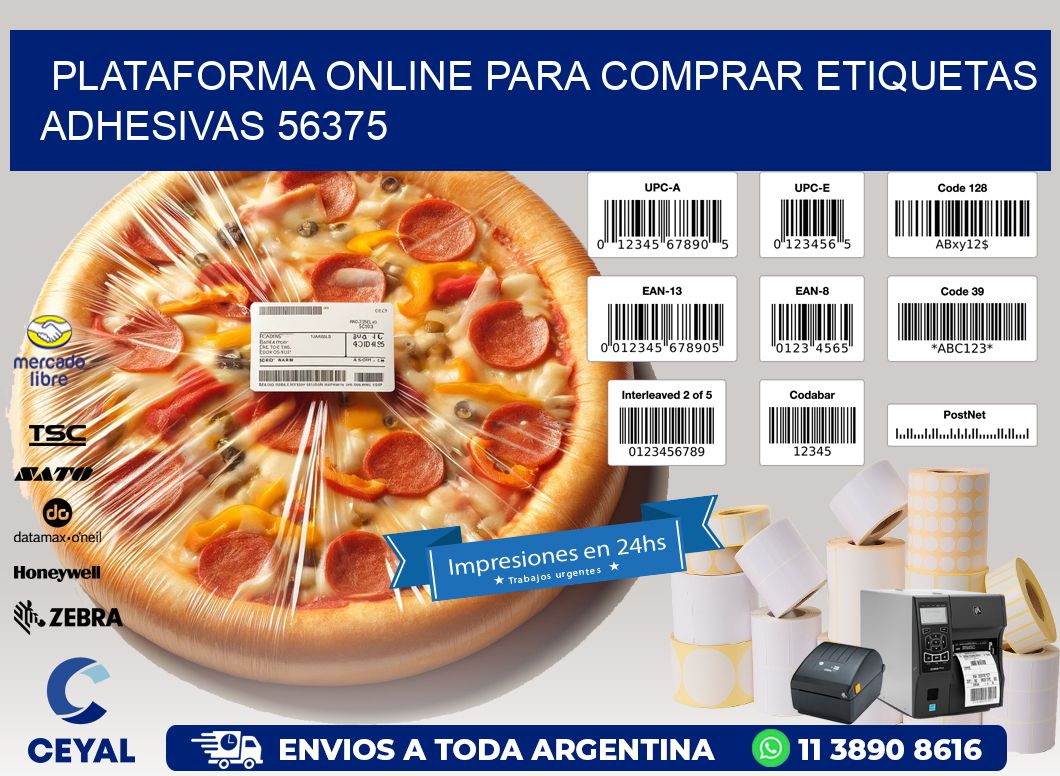 Plataforma Online para Comprar Etiquetas Adhesivas 56375