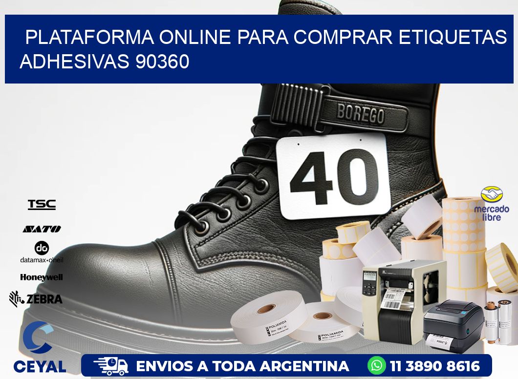 Plataforma Online para Comprar Etiquetas Adhesivas 90360