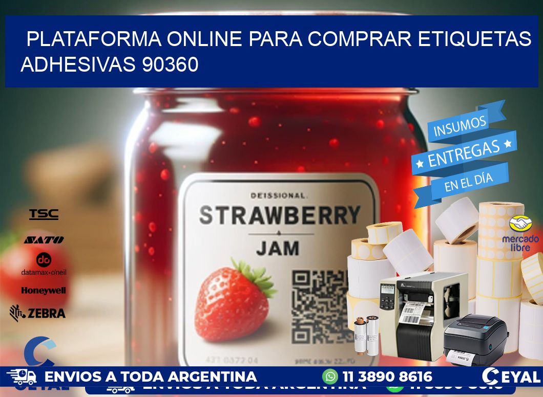 Plataforma Online para Comprar Etiquetas Adhesivas 90360