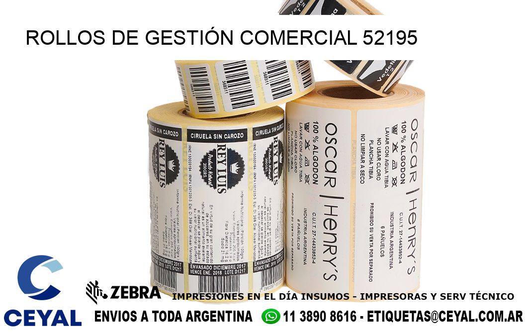 ROLLOS DE GESTIÓN COMERCIAL 52195