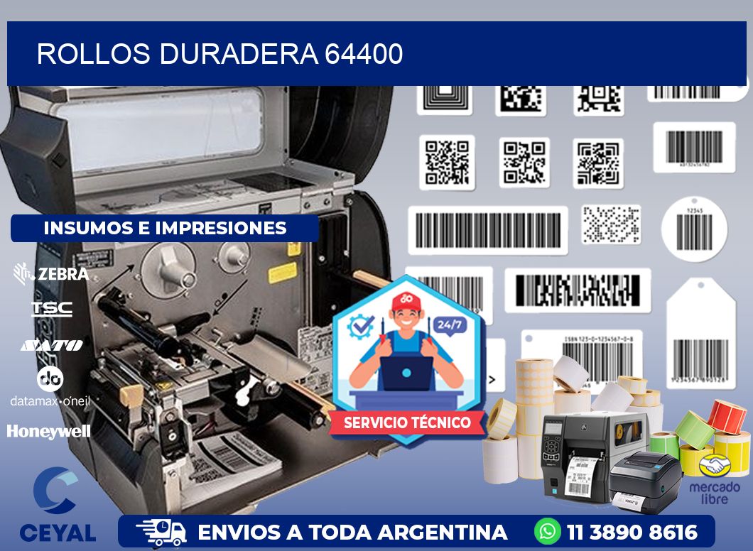 ROLLOS DURADERA 64400