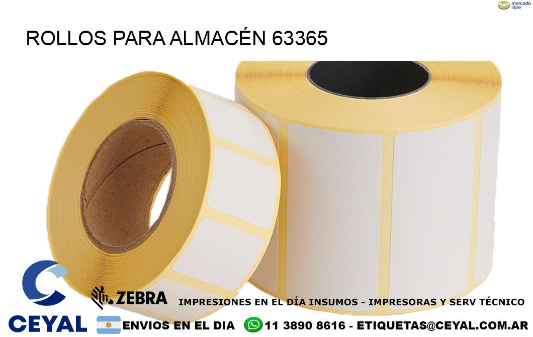 ROLLOS PARA ALMACÉN 63365