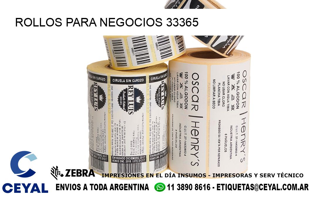 ROLLOS PARA NEGOCIOS 33365