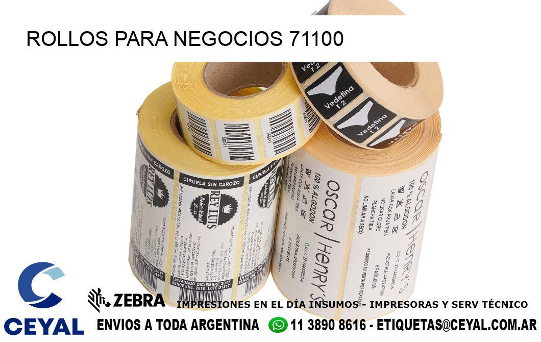 ROLLOS PARA NEGOCIOS 71100