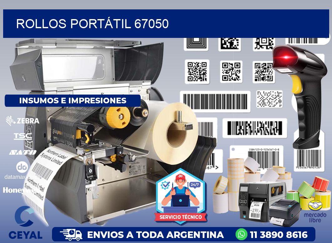 ROLLOS PORTÁTIL 67050