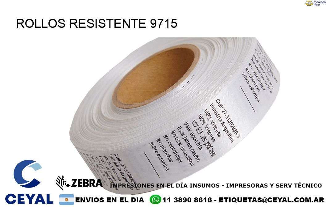 ROLLOS RESISTENTE 9715