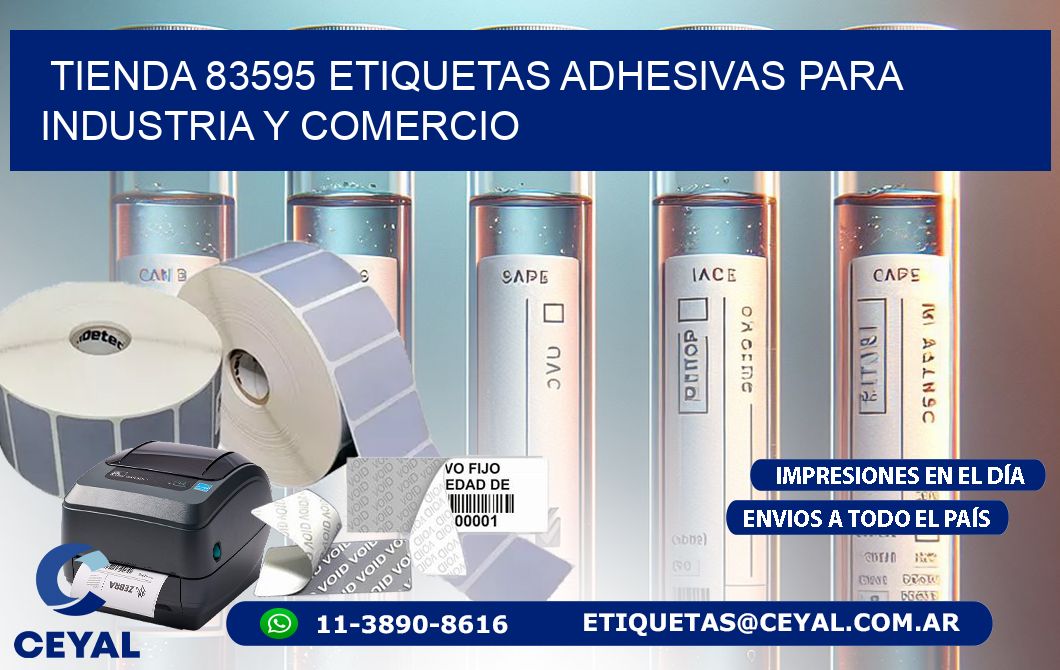 Tienda 83595 Etiquetas Adhesivas para Industria y Comercio