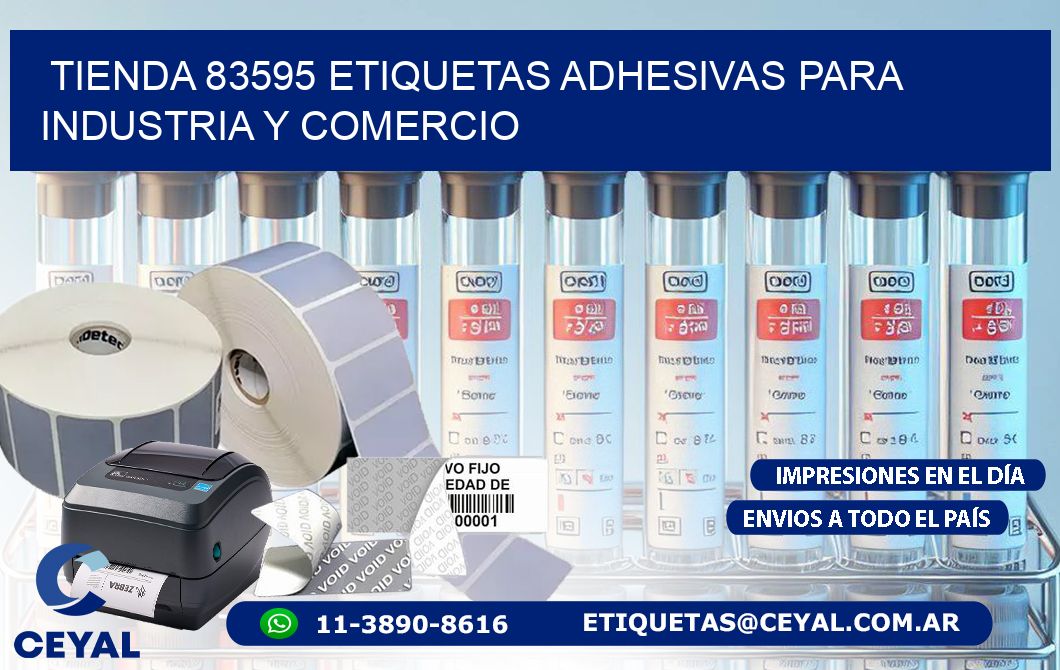 Tienda 83595 Etiquetas Adhesivas para Industria y Comercio