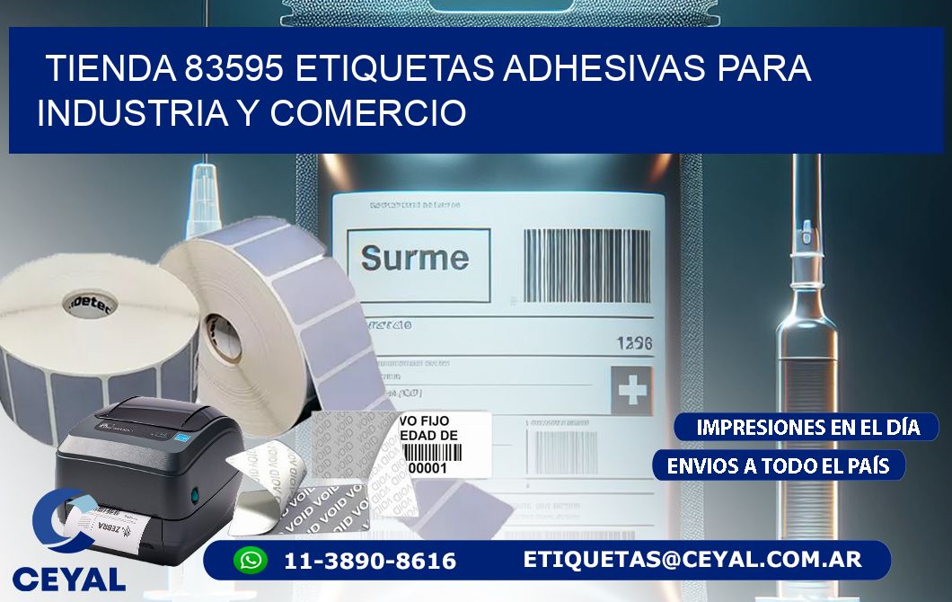 Tienda 83595 Etiquetas Adhesivas para Industria y Comercio