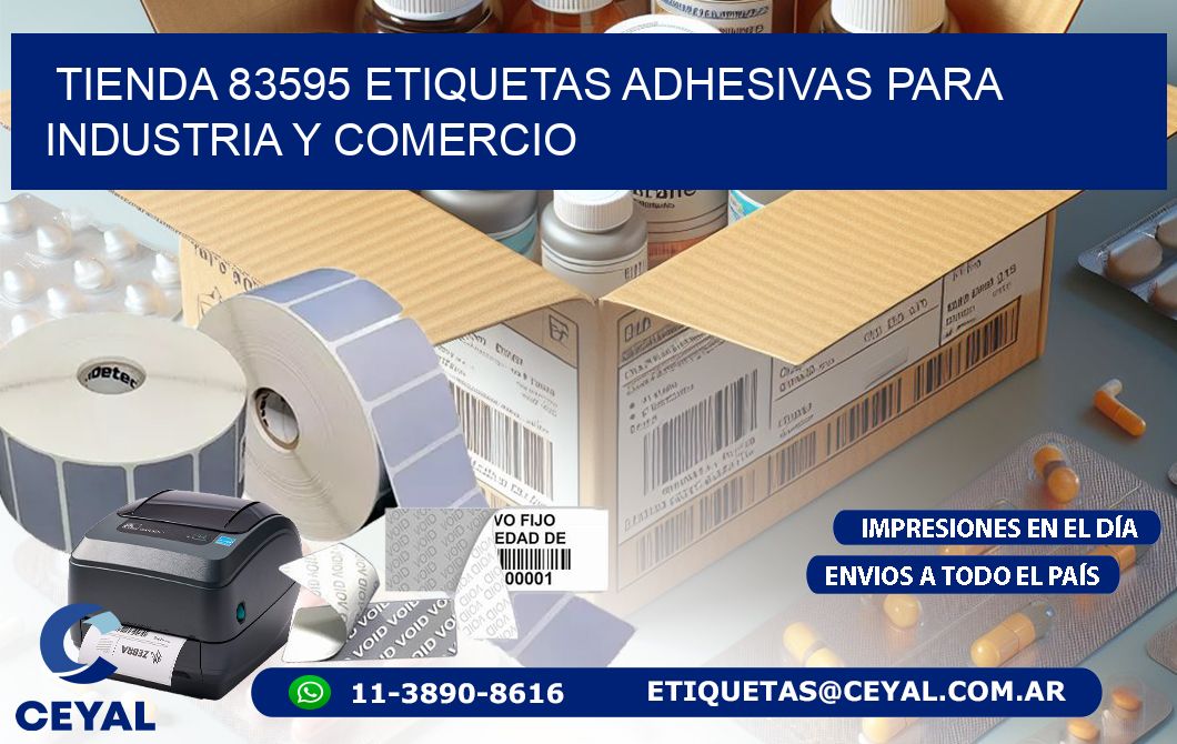 Tienda 83595 Etiquetas Adhesivas para Industria y Comercio