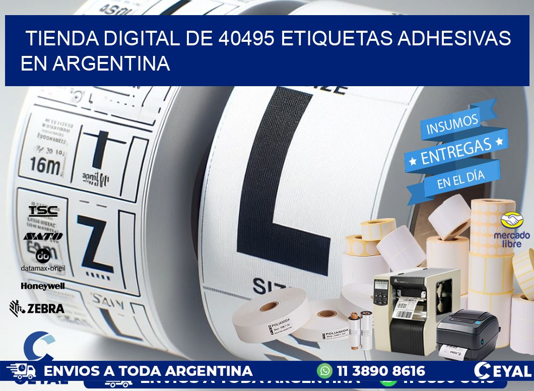 Tienda Digital de 40495 Etiquetas Adhesivas en Argentina