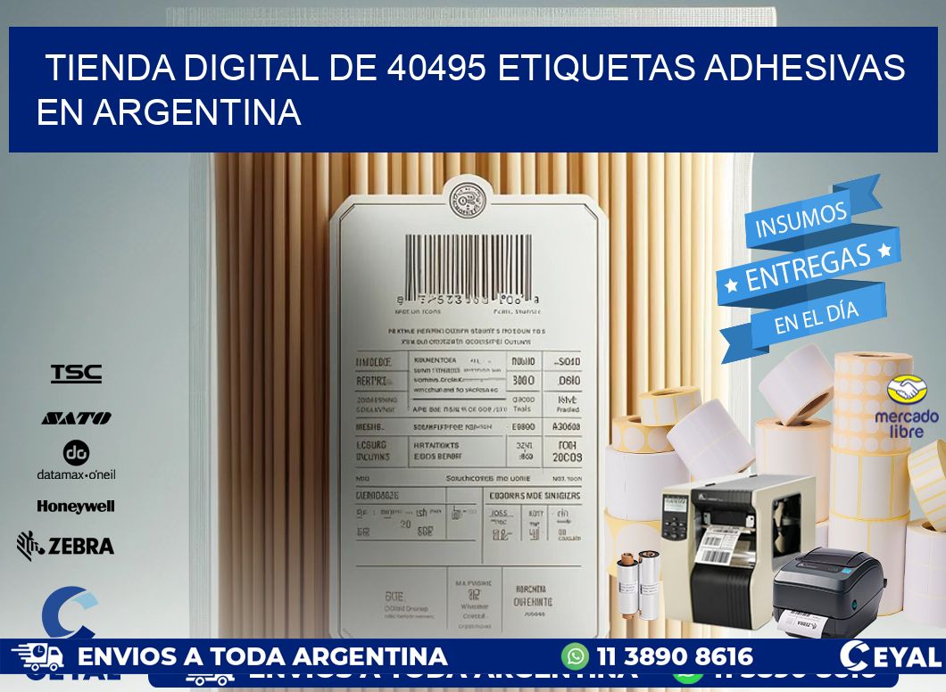 Tienda Digital de 40495 Etiquetas Adhesivas en Argentina