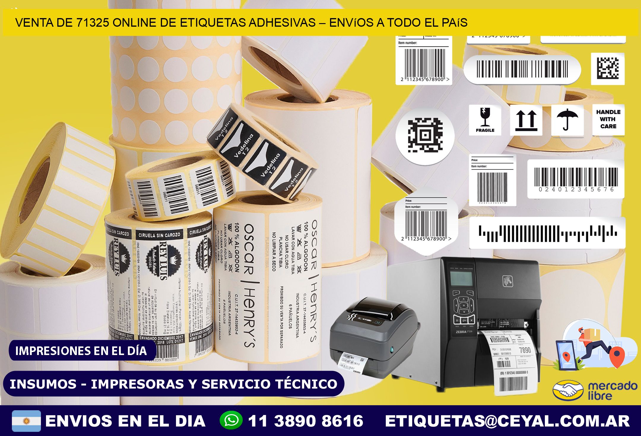 Venta de 71325 Online de Etiquetas Adhesivas – Envíos a Todo el País