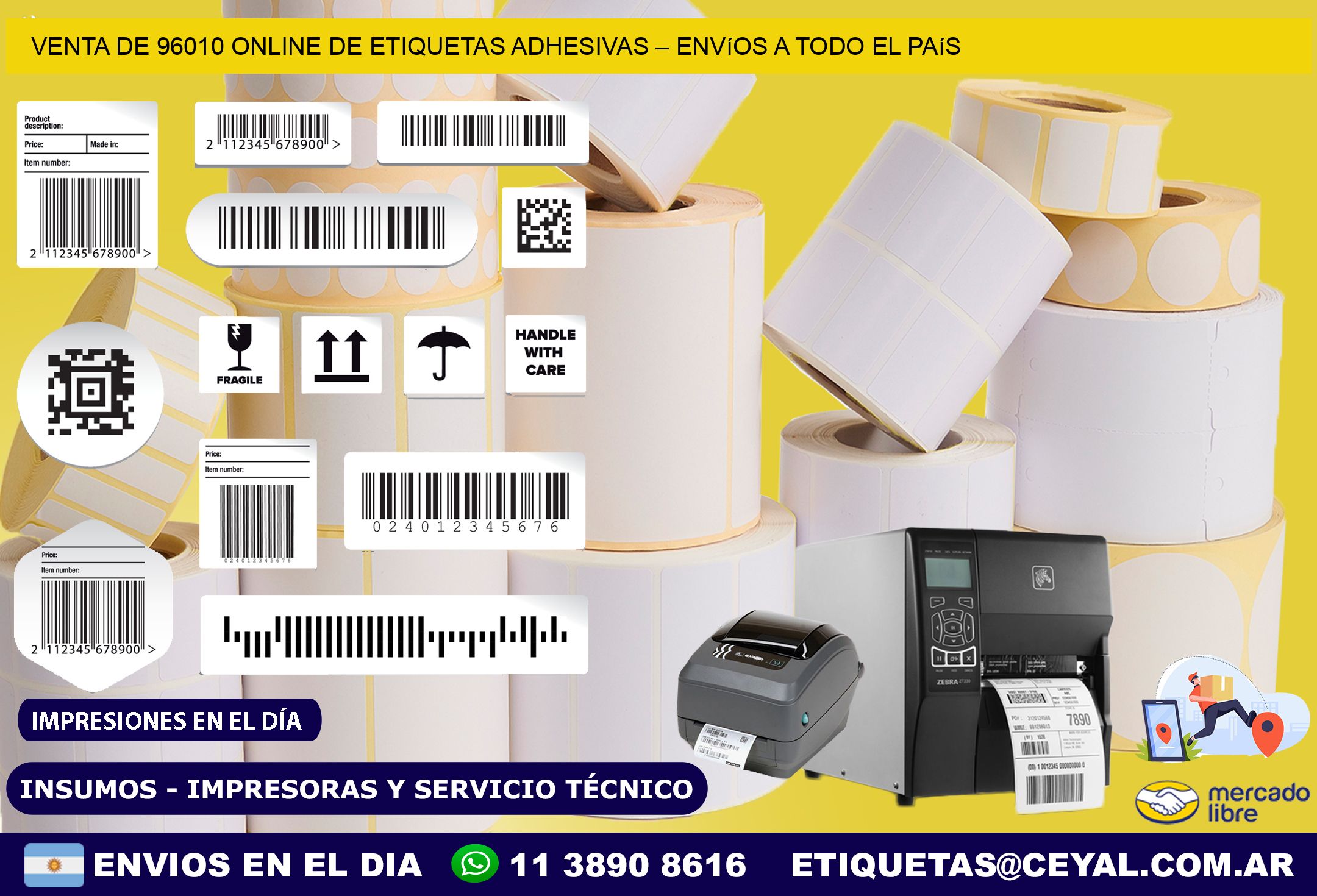Venta de 96010 Online de Etiquetas Adhesivas – Envíos a Todo el País