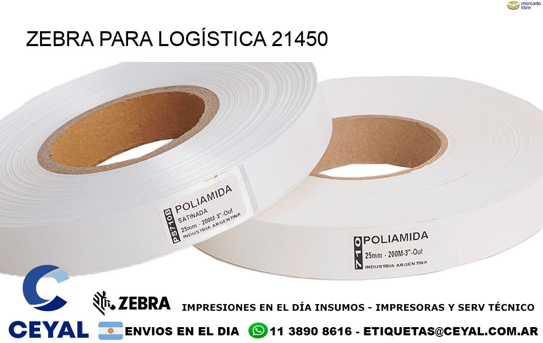 ZEBRA PARA LOGÍSTICA 21450