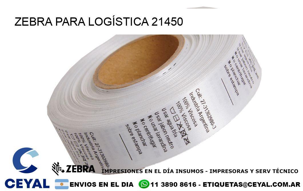 ZEBRA PARA LOGÍSTICA 21450
