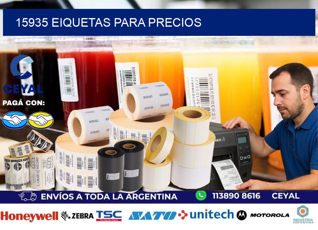 15935 EIQUETAS PARA PRECIOS