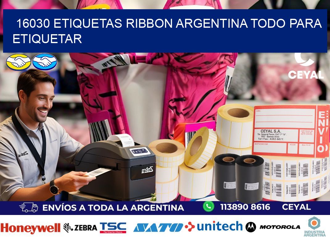 16030 etiquetas ribbon argentina TODO PARA ETIQUETAR